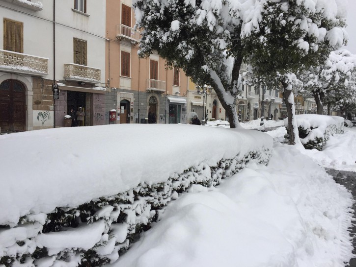 Campoballo Molise neve gennaio 2016