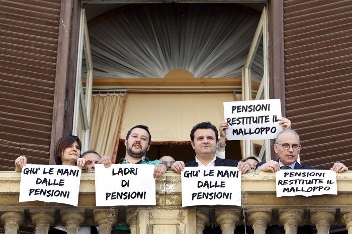 Salvini contro abolizione pensioni