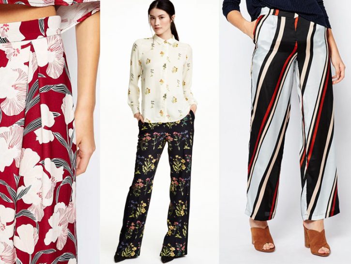 Pantaloni a fantasia per la primavera