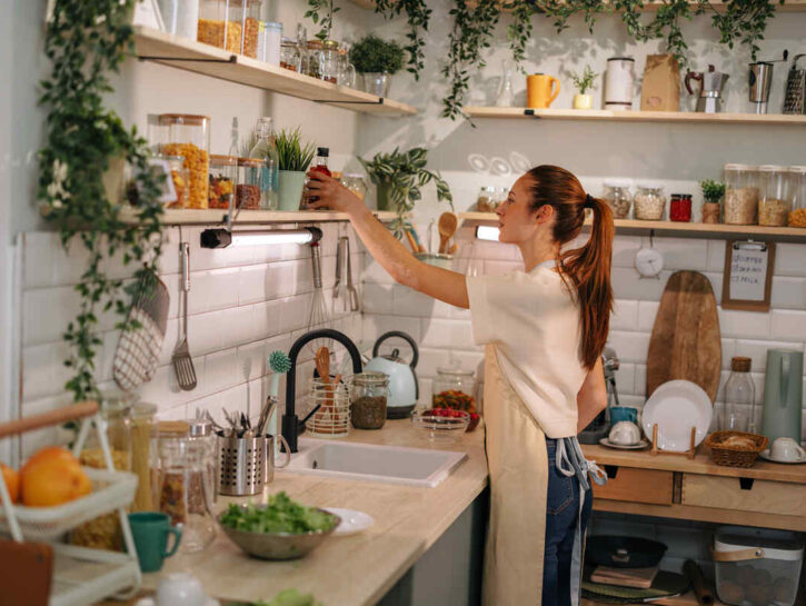 Più spazio e più stile: come organizzare la cucina con le mensole