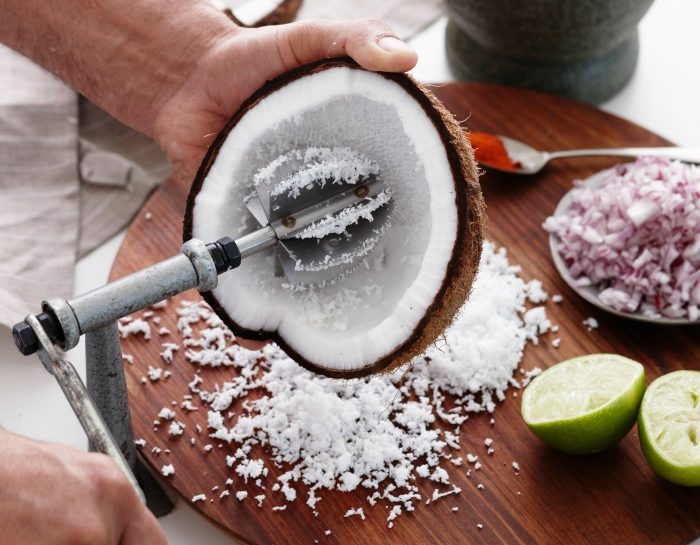 Lo scrub a base di cocco