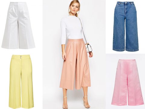 Pantaloni "culottes": i modelli della primavera estate 2016