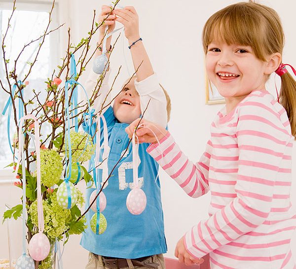 Albero di Pasqua decorato