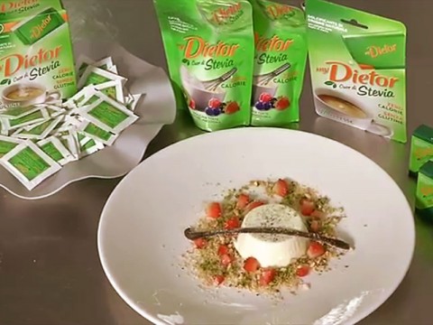 Panna cotta alla vaniglia con la runner Cristina Turini