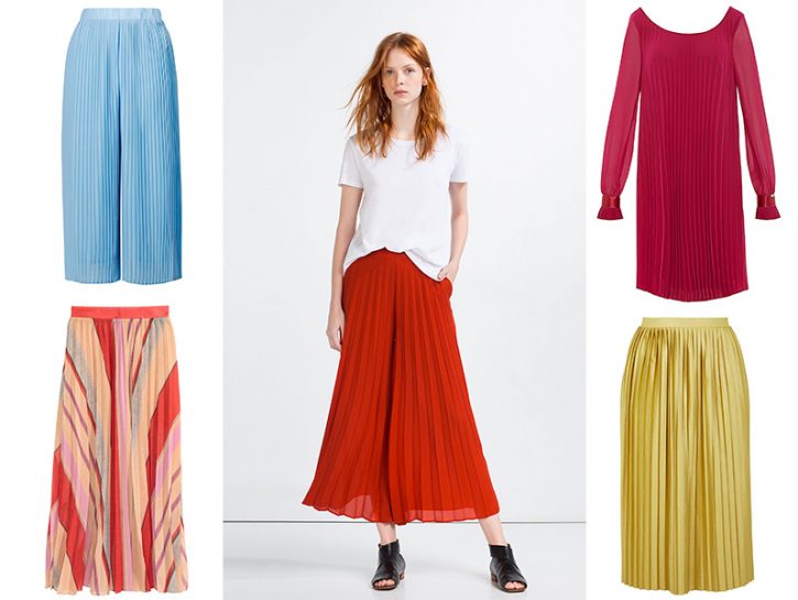 Gonne, abiti e pantaloni plissé: che chic!