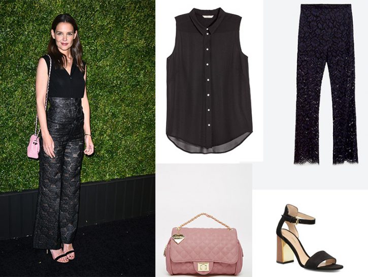 Come indossare i pantaloni palazzo, à la Katie Holmes