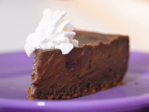 Cheesecake al cioccolato e zenzero
