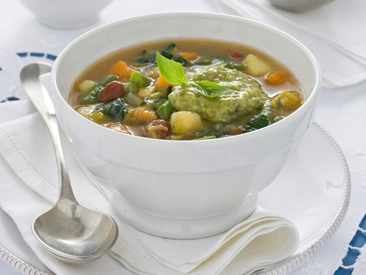 Minestra al pesto