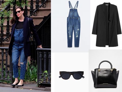 Liv Tyler col pancione sceglie la salopette di jeans