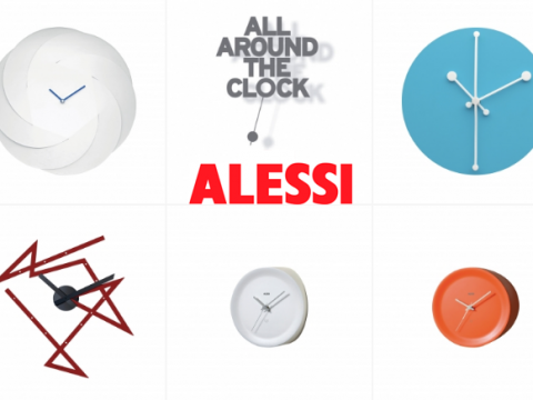 “All around the clock”: i nuovi orologi da parete Alessi