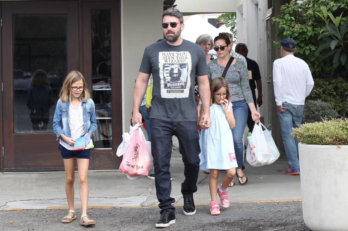 Ben Affleck fa spesa con la figlia