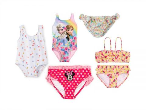 I costumi da bagno per la bimba