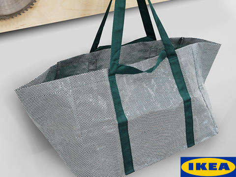 Dal 2017 un'inedita shopper affiancherà l'iconica blue bag IKEA