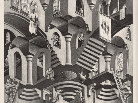 Le opere di Escher a Milano raccontate da Francesco Bonami