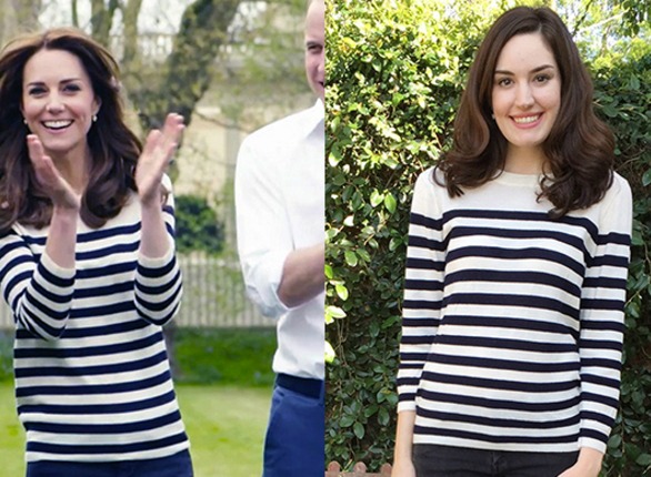 Kate Middleton ha una sosia perfetta (almeno nel look)