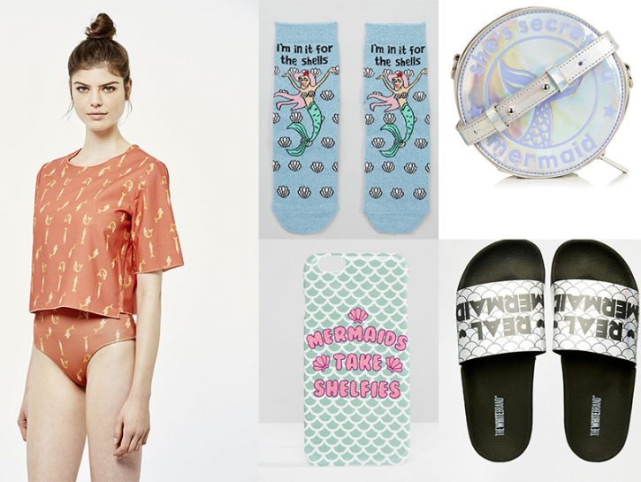 Capi e accessori in stile sirena per l'estate 2016