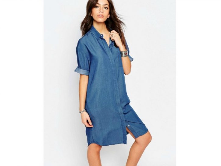 YMING Abito Chemisier Lungo Donna A Quadri – Maniche Lunghe, Colletto E Tasche, Colore Cachi, Taglia L, Stile Casual