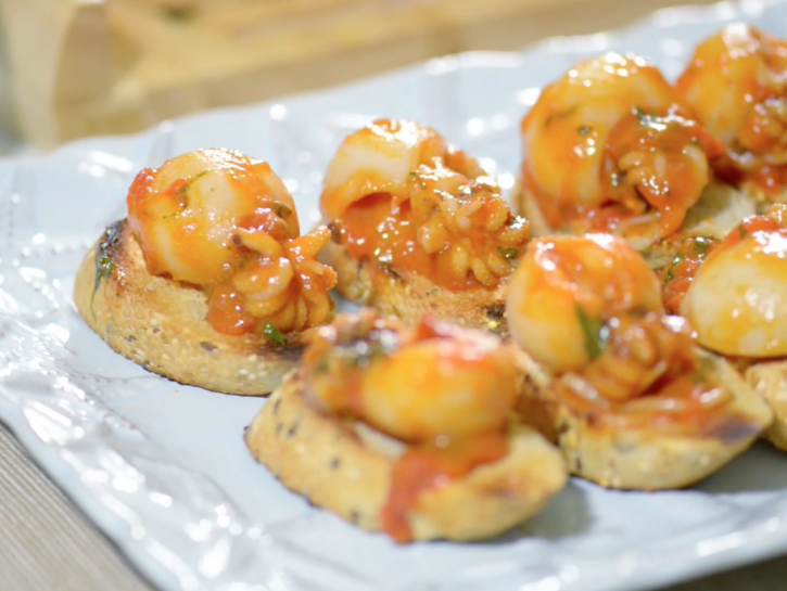 Video ricetta: Bruschette con seppioline