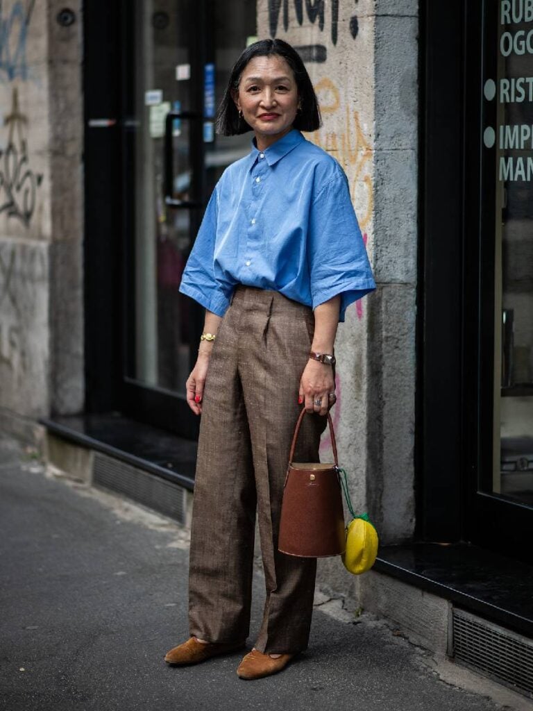 come abbinare il color fango all'azzurro