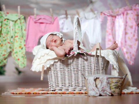 I neonati si lavano senza sapone!