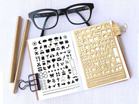 Journaling: gli stencil per decorare la tua agenda