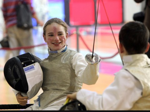 Paralimpiadi 2016: Beatrice Vio, scherma in carrozzina