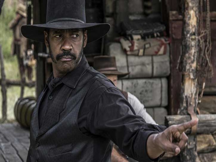 Denzel Washington in I magnifici sette