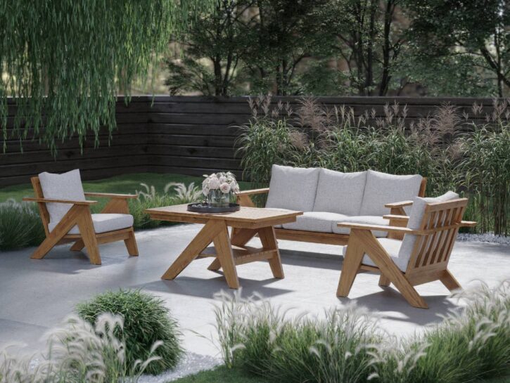 Come pulire e conservare i mobili da giardino in legno e fibre