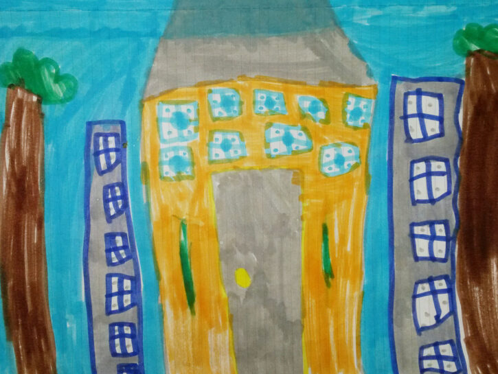 Come disegna la casa tuo figlio?