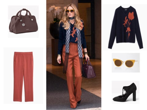 Copia la star: il look autunnale di Olivia Palermo