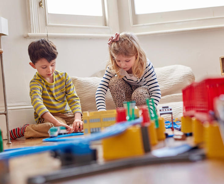 Bimbi e costruzioni