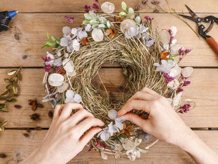 Decorare casa con i fiori secchi
