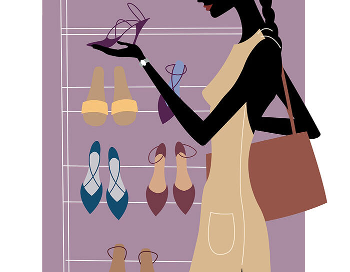 Idea per riporre le scarpe col tacco