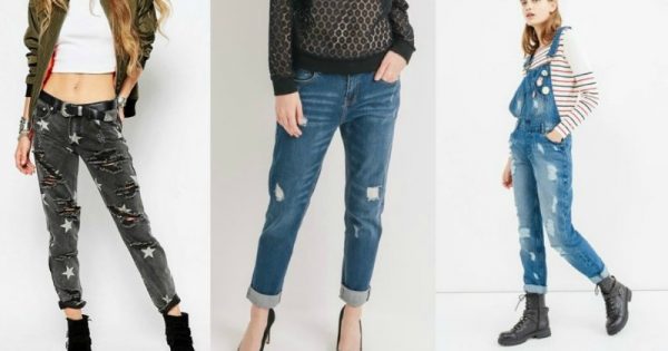 Jeans DISPLAJ stretch elasticizzato senza strappi e chiusura a bottoni