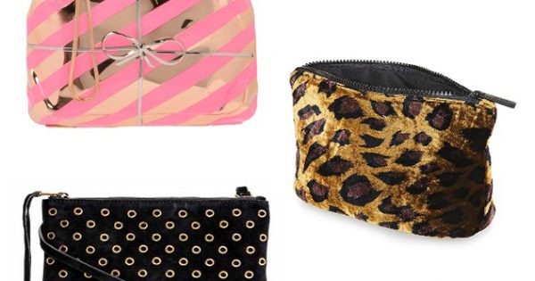 Pochette Da Sera In Finta Pelle Scamosciata Con Fiocco – Borsa Formale Per Matrimoni E Feste - 2