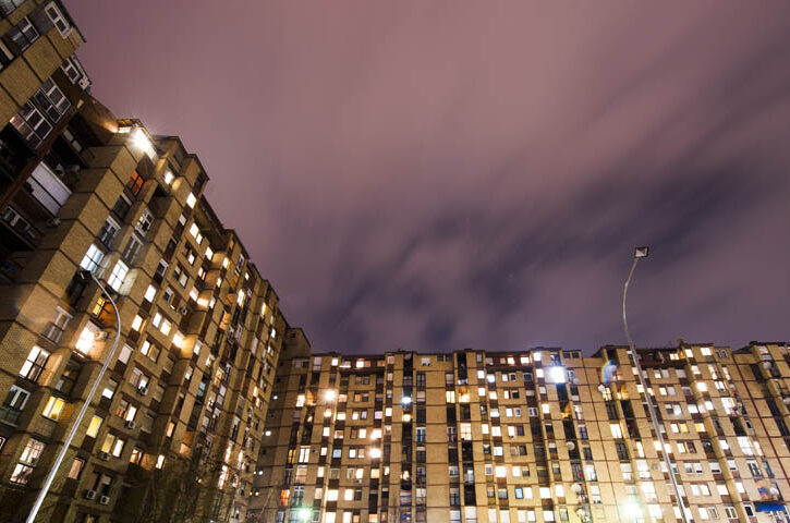 città illuminata