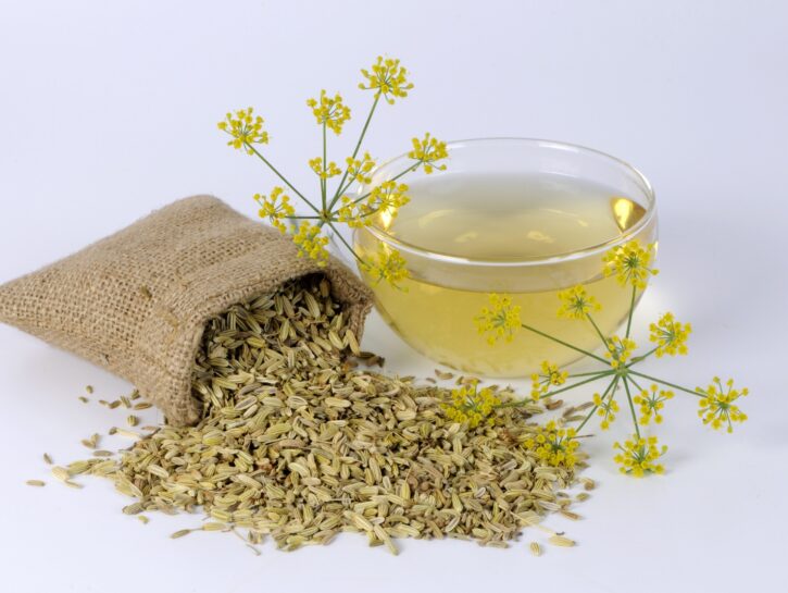Finocchio nemico della pancia gonfia
