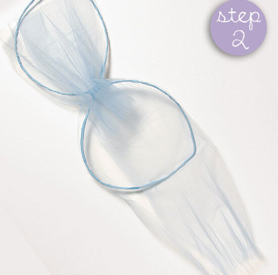 Le ali di tulle: step 2
