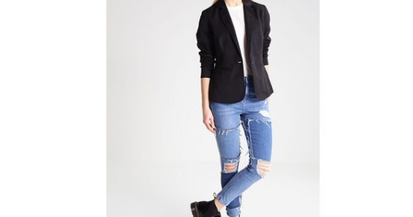 giacca nera corta donna