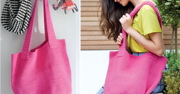 shopping bag uncinetto