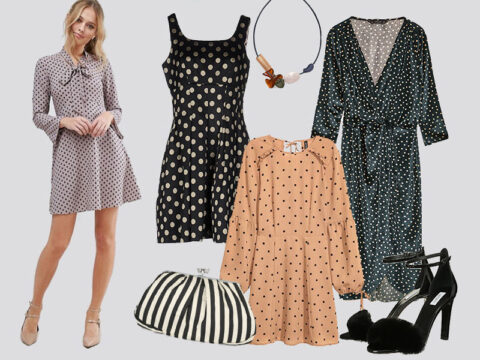 Abito a pois: 3 look per non sbagliare abbinamenti