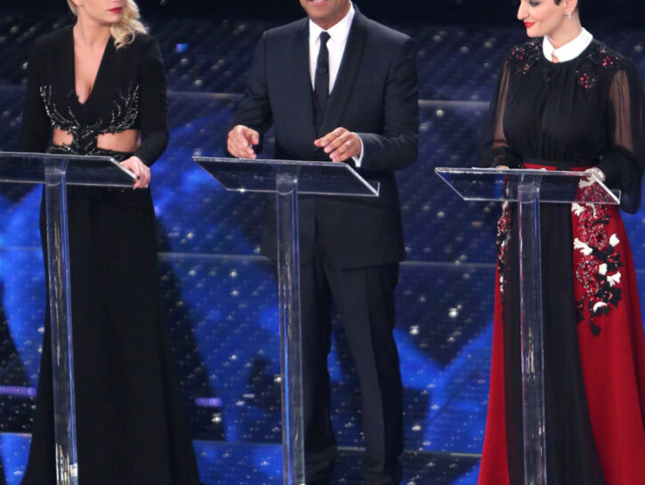 Festival di Sanremo 2015, Carlo Conti con Emma e Arisa