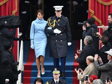 Melania Trump, primo giorno da First Lady