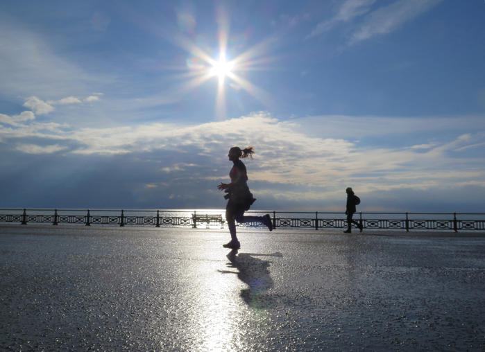 running donna all'alba