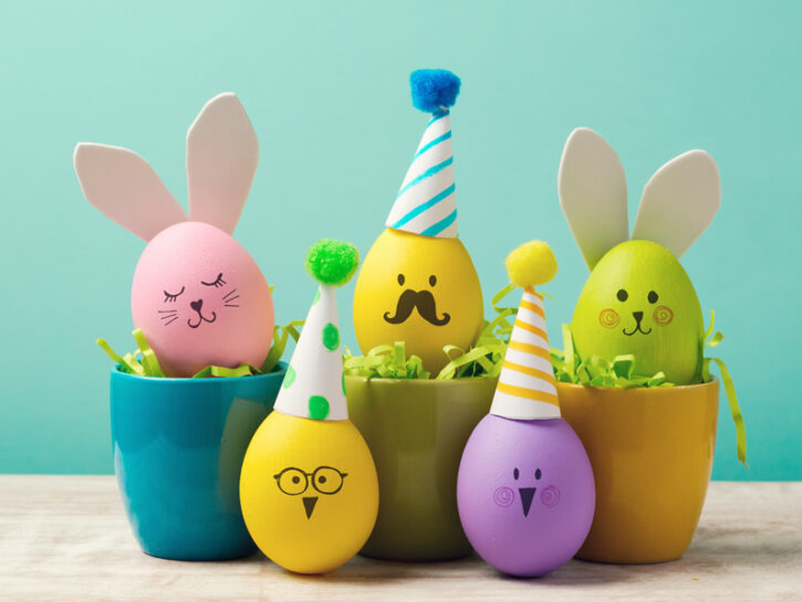 Uova di Pasqua a forma di animaletti