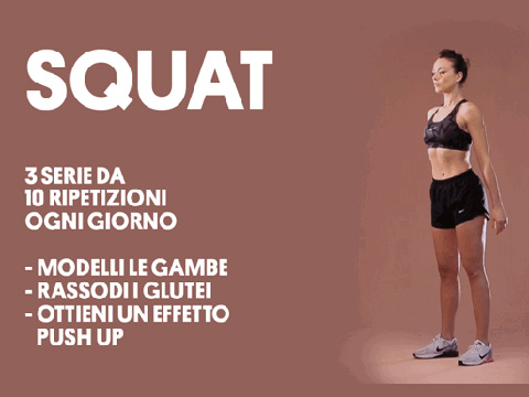 Lo squat per glutei e cosce: come si fa e a cosa serve