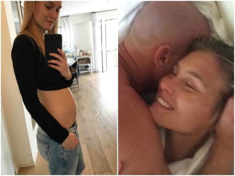 Bar Refaeli di nuovo incinta, primo selfie col pancino