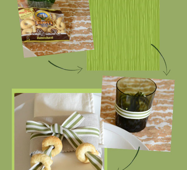Segnaposto con i taralli