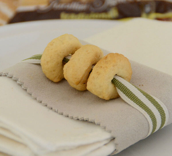 I taralli diventano segnaposto