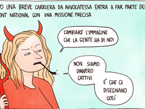 Chi è Marine Le Pen, spiegato con i fumetti